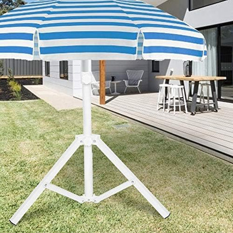 Qiilu easy-assembly base shows simple setup for home and villa patios.