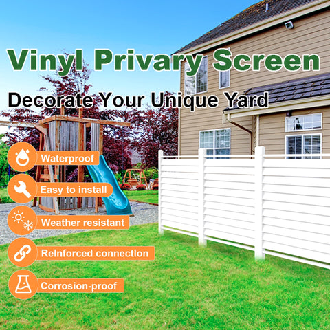 Qikdesign multi-purpose PVC privacy screen suitable for garden and pool