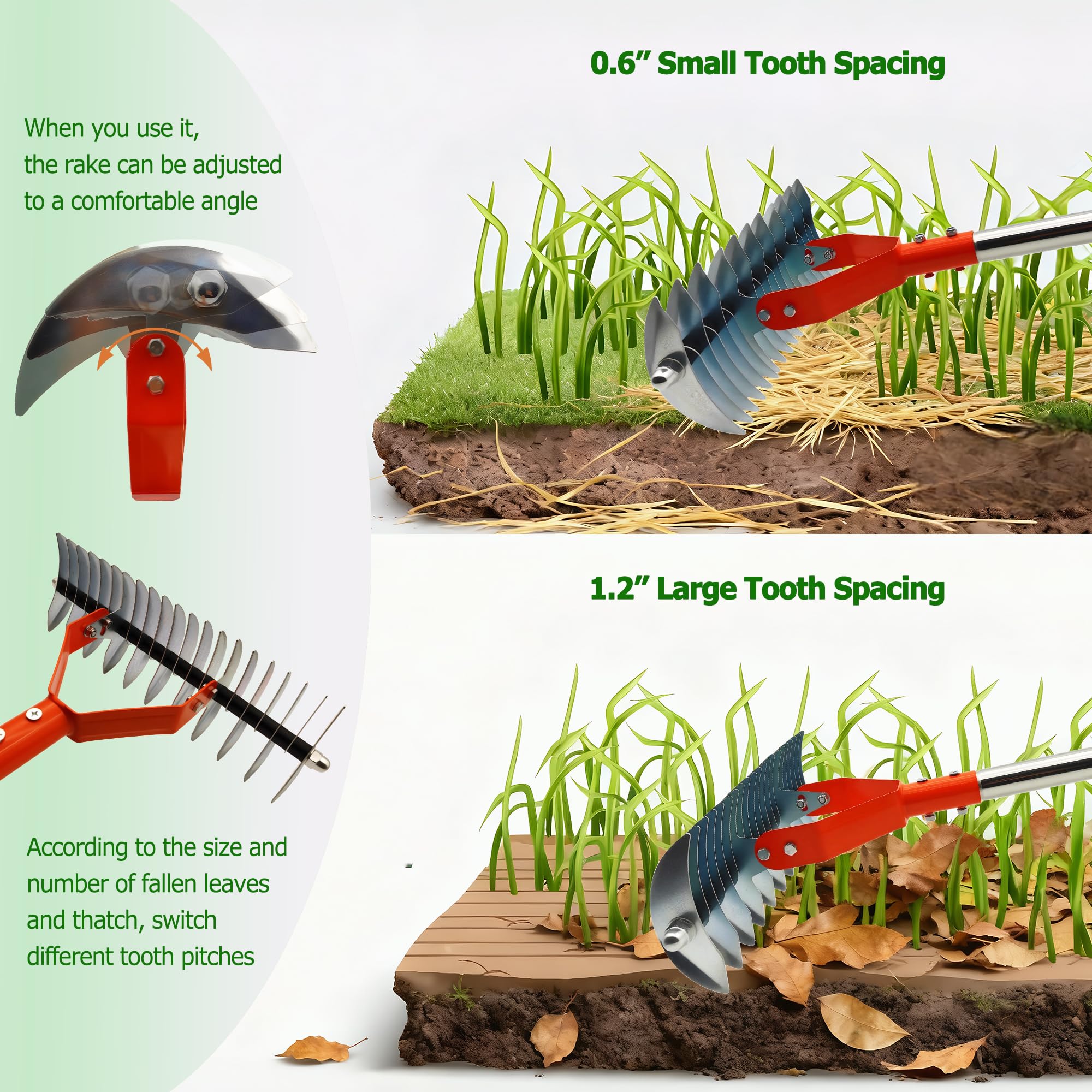 Qikstren reinforced neck anti-break design resists bending in tough soils.
