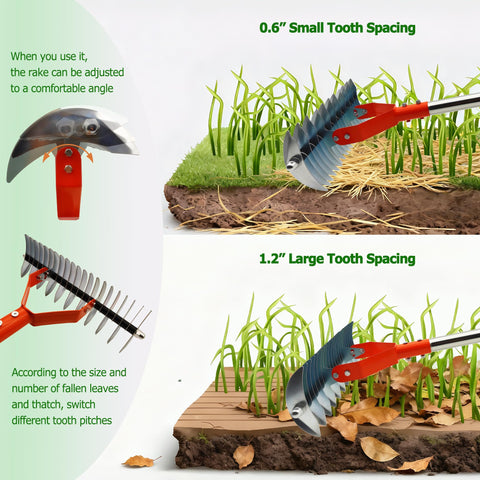 Qikstren reinforced neck anti-break design resists bending in tough soils.