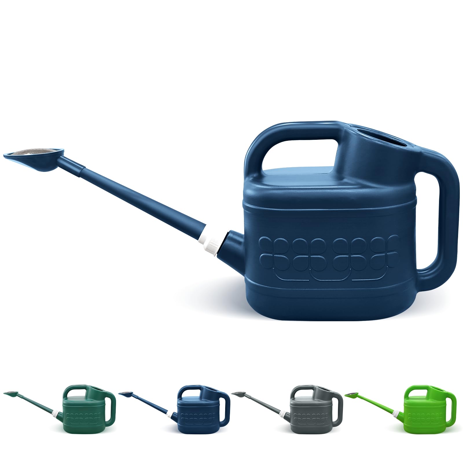 Qilebi 2-gallon watering can with removable spout for precise reaches.