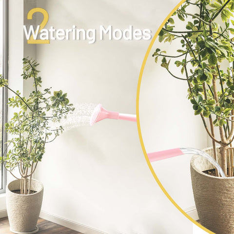 Qilebi anti-fall durable pink watering can for daily use