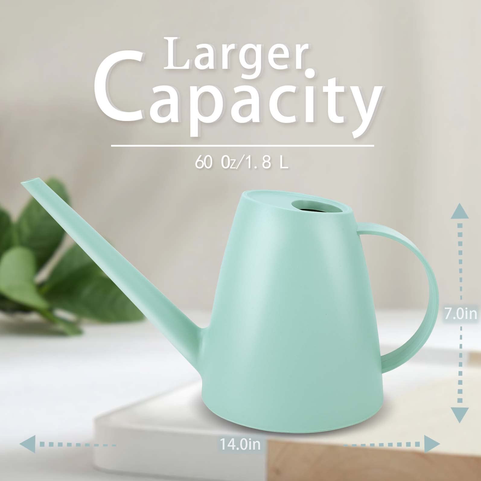 Qilebi watering can showing detachable nozzle for adjustable flow.