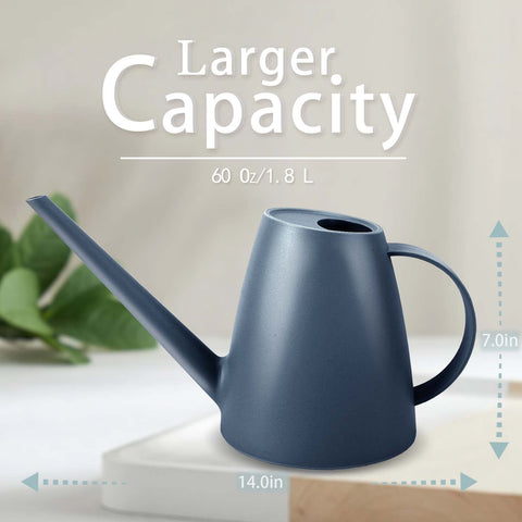 Qilebi watering can with detachable nozzle for adjustable flow