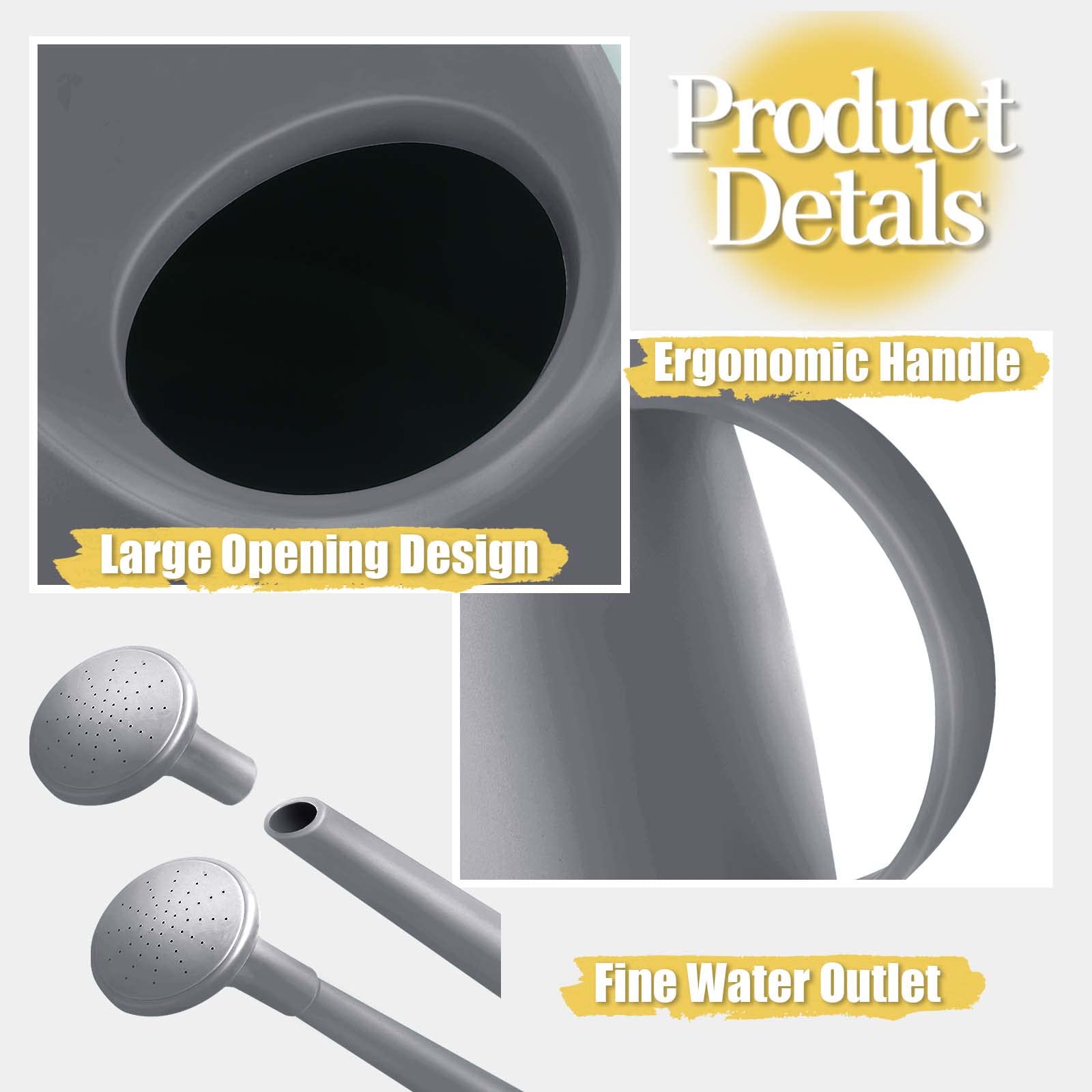 Qilebi long-spout reach helps reach tricky spots without splashing.