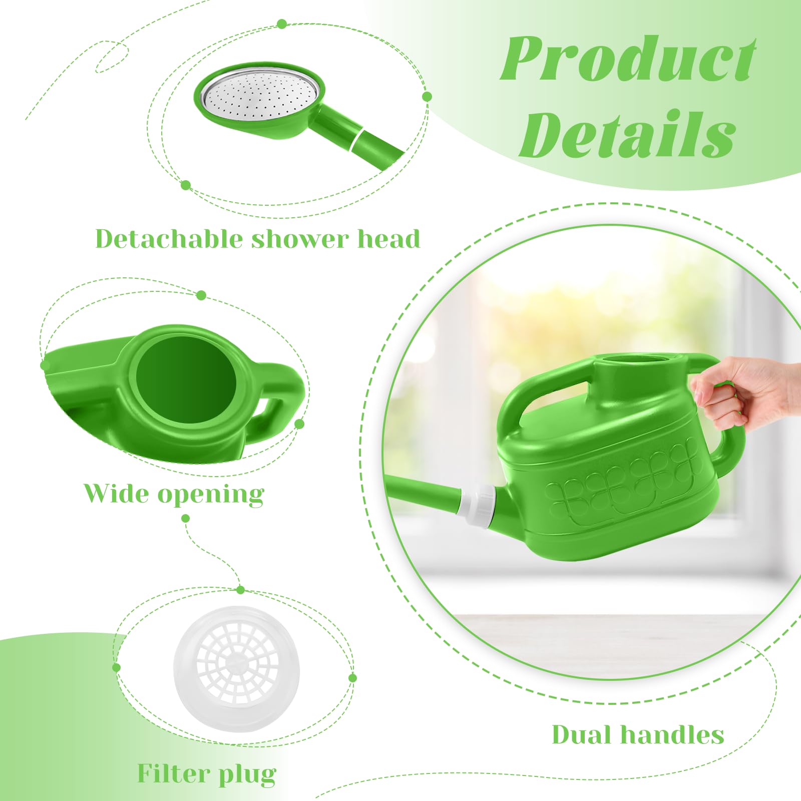 Qilebi wide opening makes filling and cleaning quick and simple