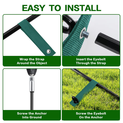Complete Qimshemi kit with wrench and straps for fast installation.