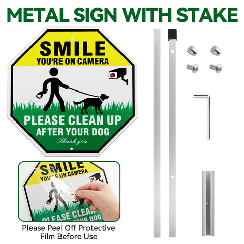 Qimshemi UV-coated weatherproof sign resists sun and rain over time.