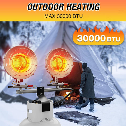 QIOMALA heater with no electricity ignition for quick outdoor startup