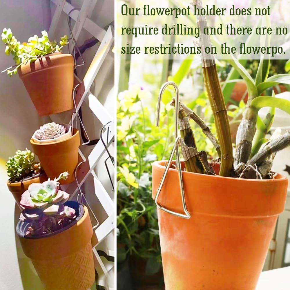 QiQnHngD back-hook clip keeps pots in place.