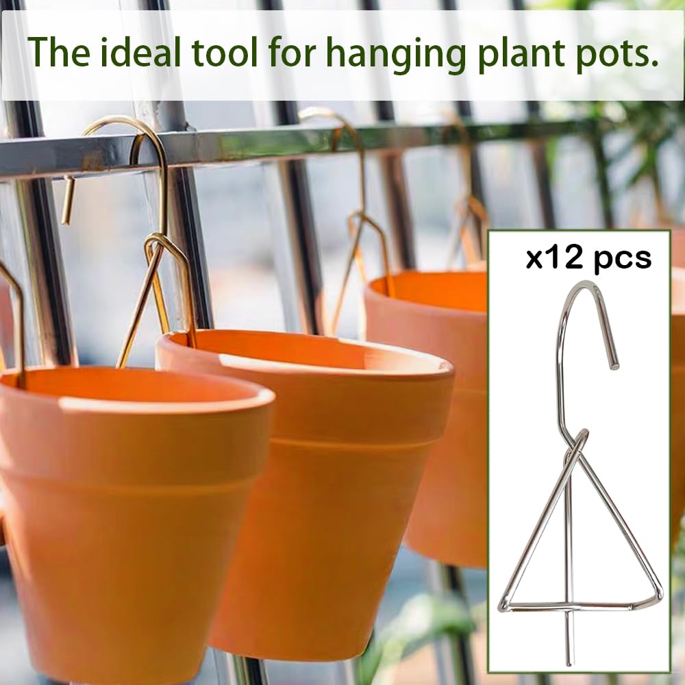 QiQnHngD wall-mounted plant holder keeps shelves neat.