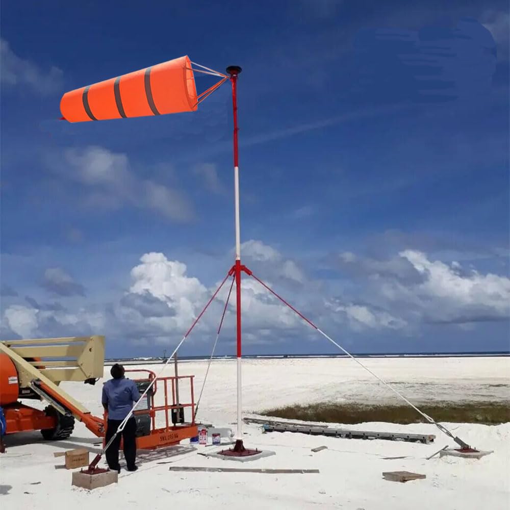 Qishi nylon windsock close-up reveals rip-stop durability