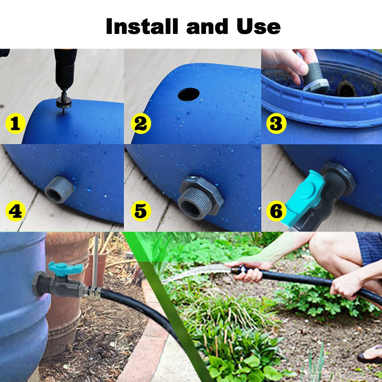Qitdathn thread seal tape helps prevent leaks during installation