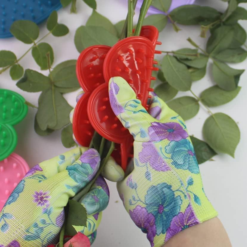 QIUKUI pink rose stripper tool gentle thorn removal for bouquets.