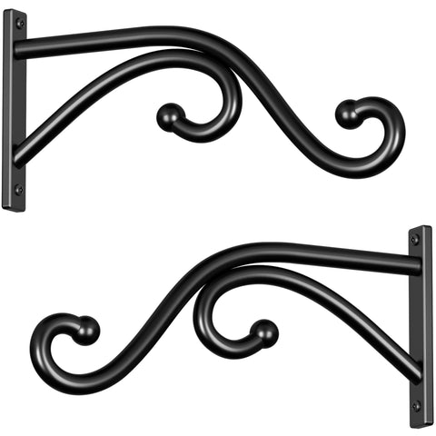 Qiuzido 8-inch plant hanger two-pack supports up to 20 lbs indoors or outdoors.