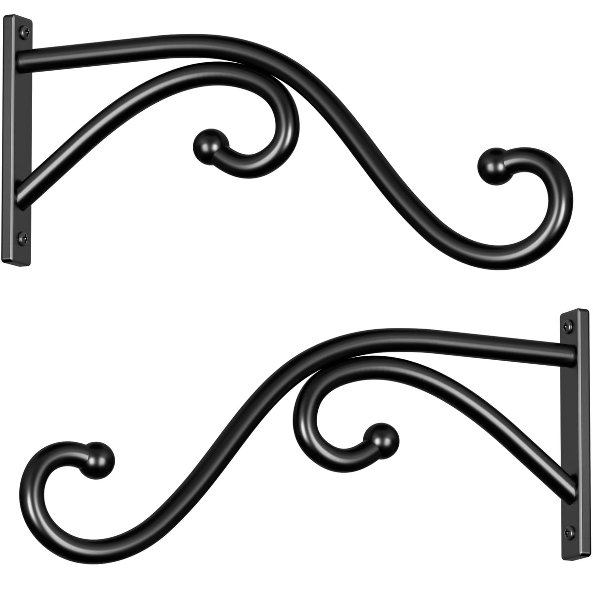 Qiuzido plant hook 10inch demonstrates a sturdy indoor or outdoor hanging option.