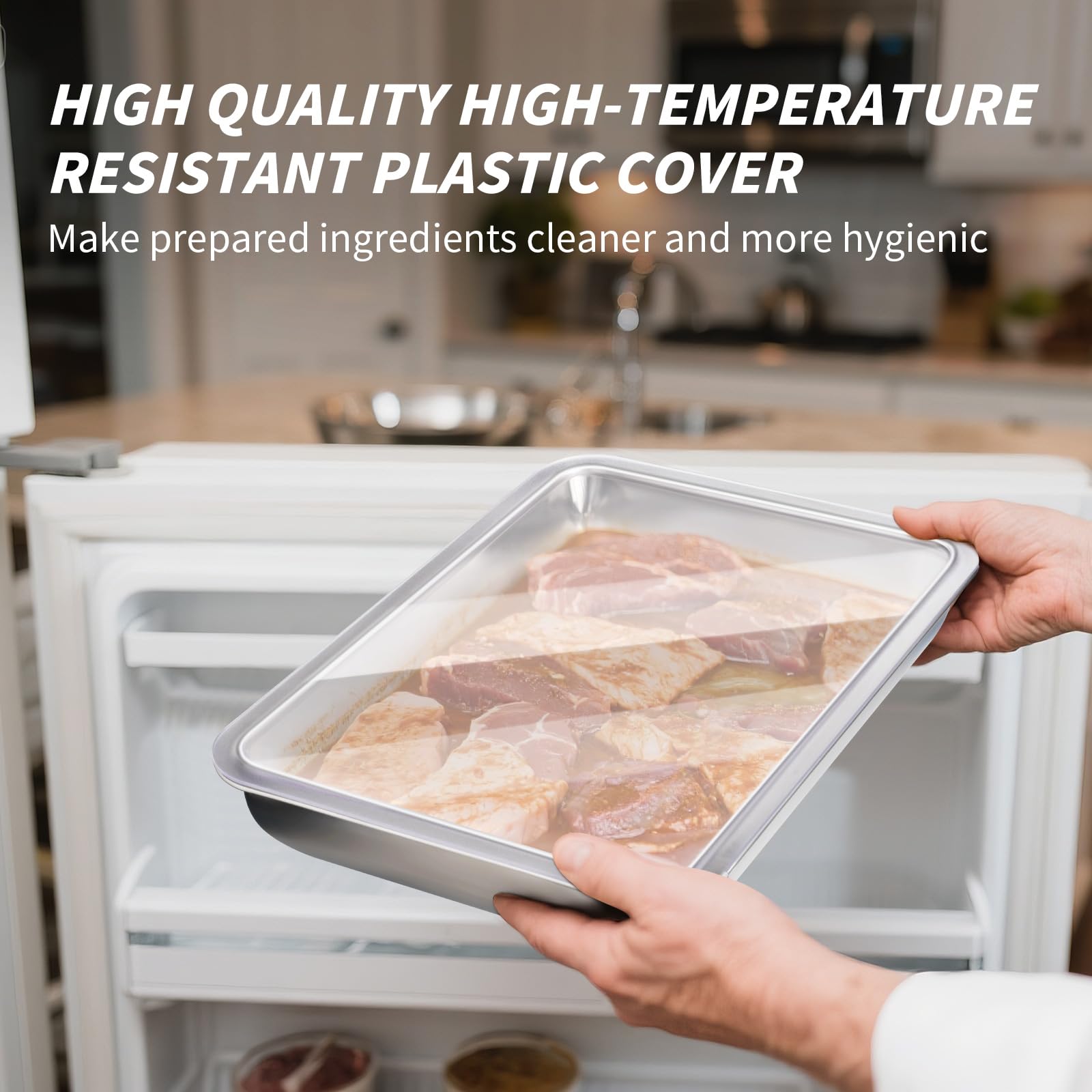 QIZHENXX dishwasher-safe trays: simple cleanup after grilling sessions.