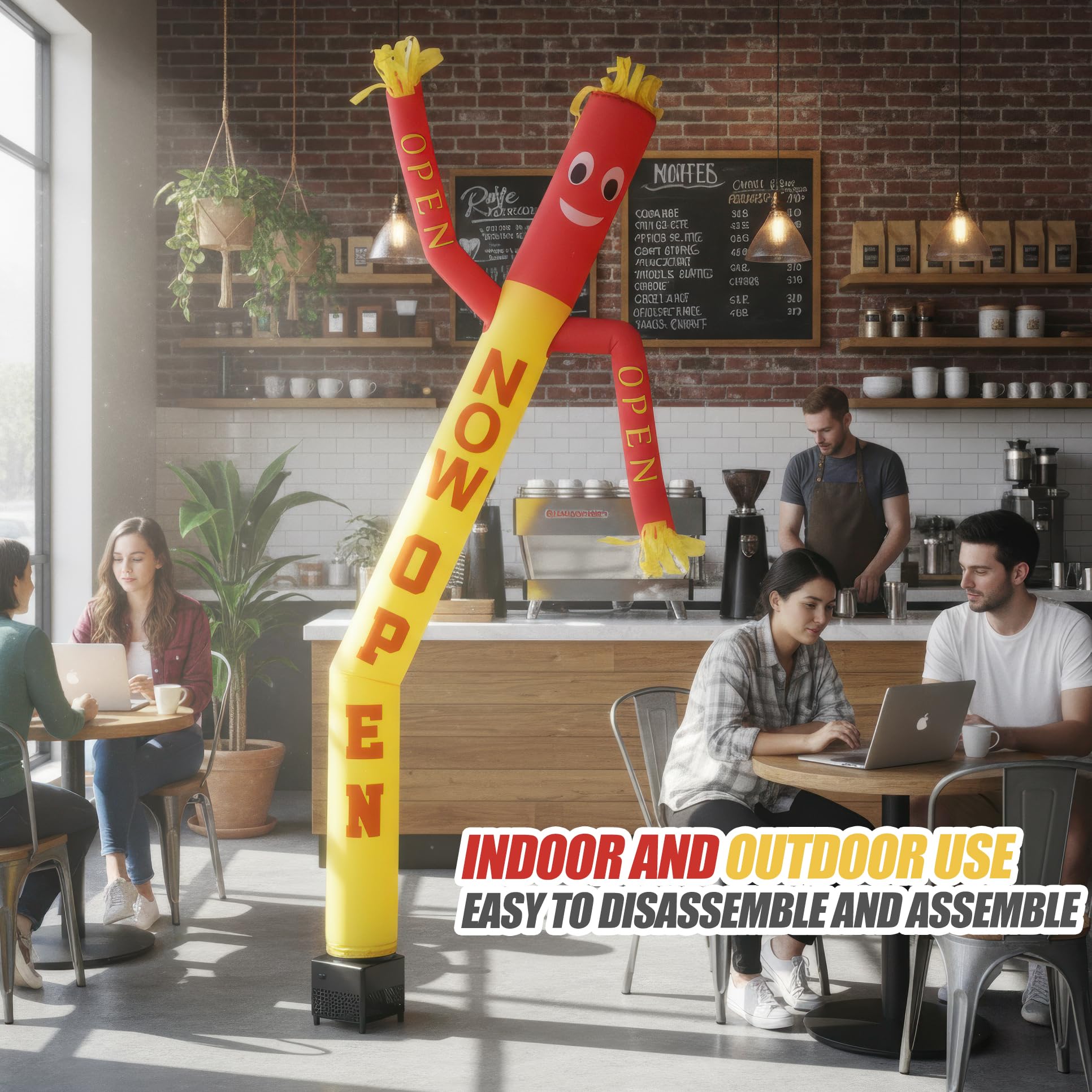 QIZRON promotional tube man enhances holiday and event promotions