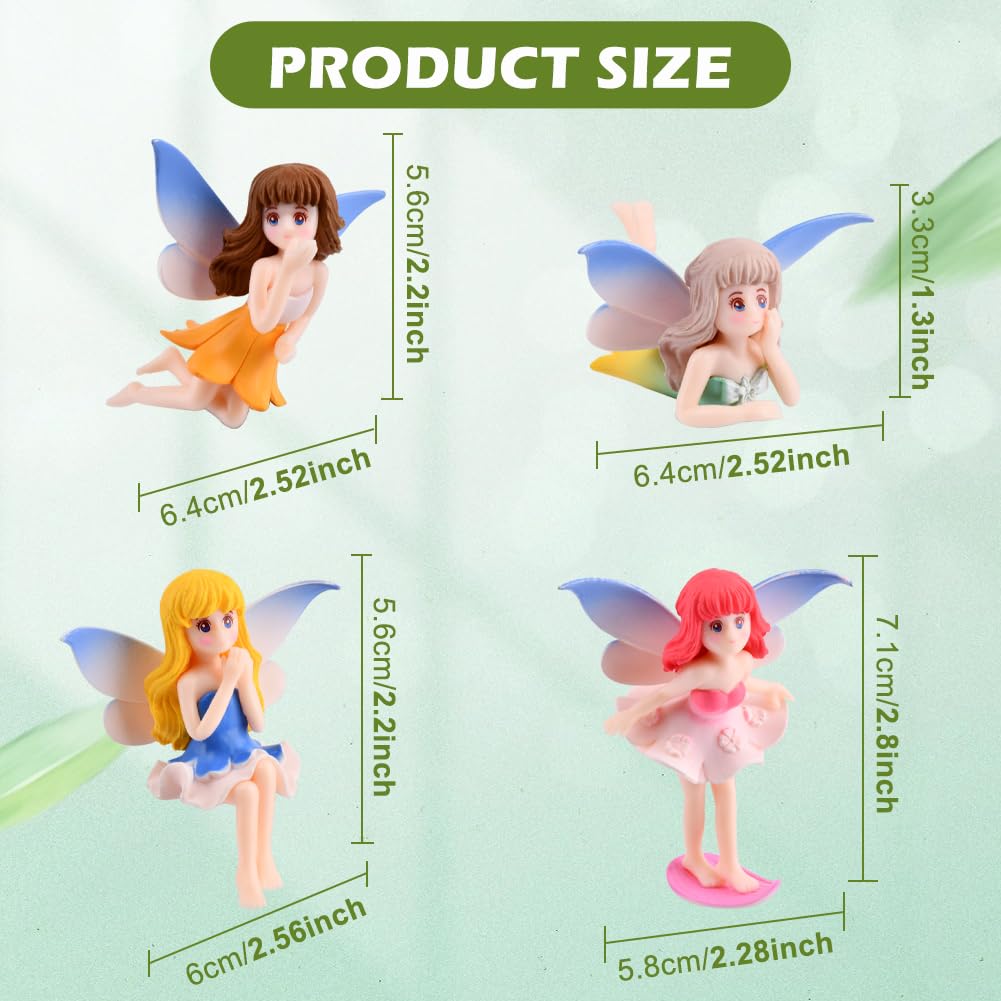 QKDS yellow flying fairy closeup captures sense of motion.
