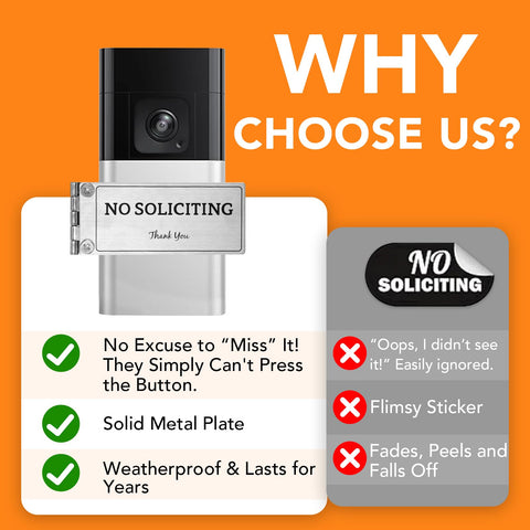 QKJCE doorbell cover with do not disturb sign, ideal for focused work.