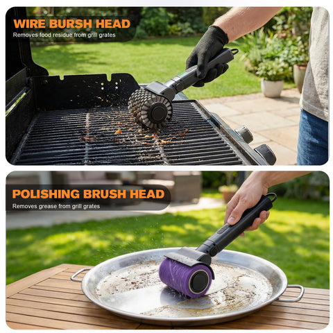 QKMPOM electric grill brush makes a great gift for grill lovers