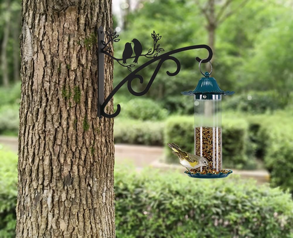 Qktxktzy arc-design hanging bracket enhances garden aesthetic