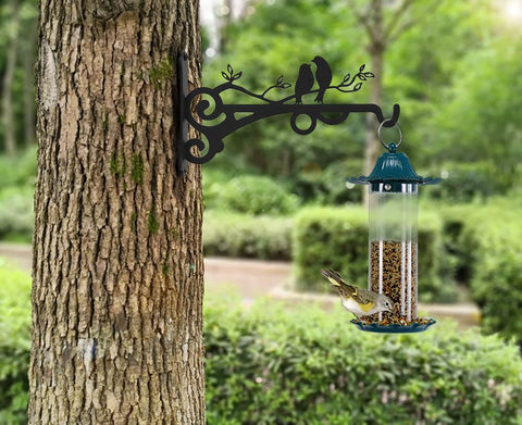 Qktxktzy 18 lb load-capacity hook suitable for pots, bird feeders, and lights.