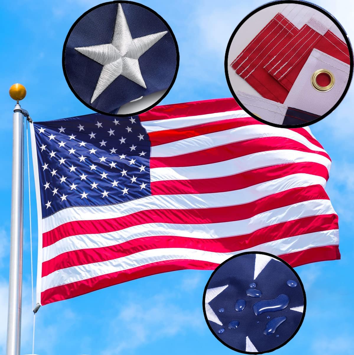 QLASH flag offers a thoughtful gift option for American holidays.