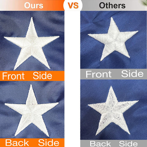 QLASH patriotic flag ideal for home, garden, or yard displays.