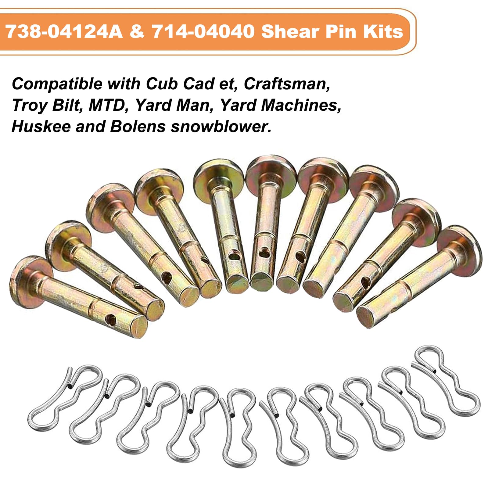 Qloby cotter pins with storage box helps keep spare parts organized.