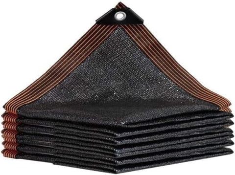 QLOFEI shade cloth draped over patio for cooling shade and airflow