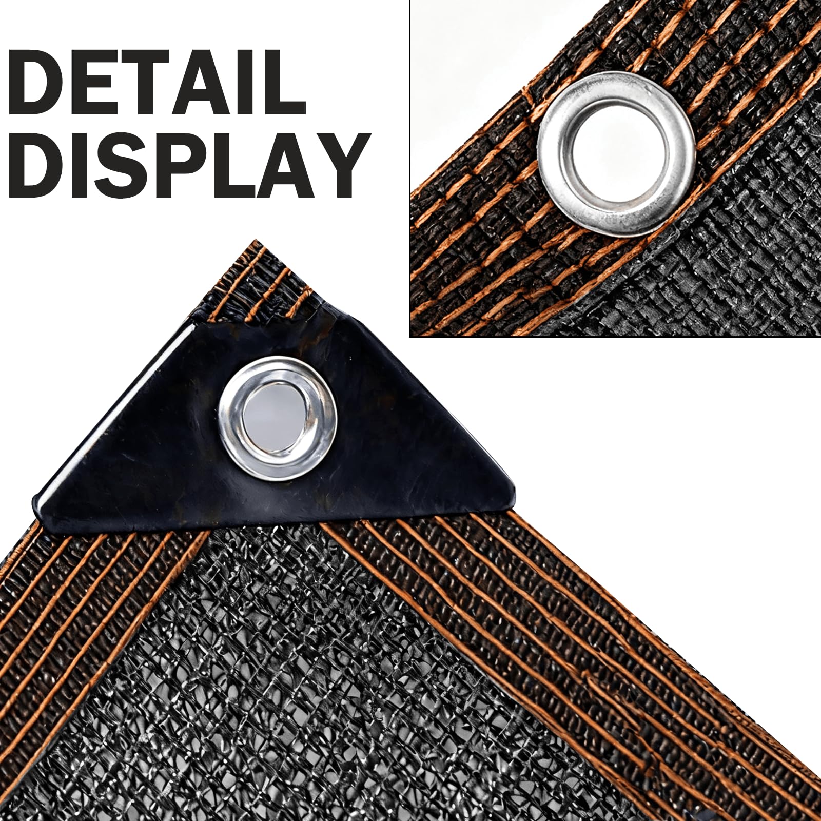 QLOFEI shade cloth provides privacy and windbreak for patios