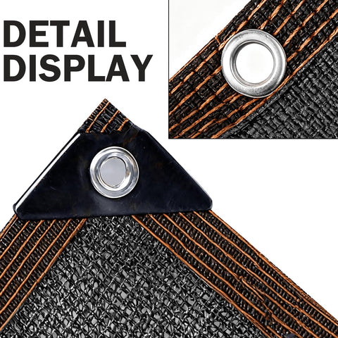 QLOFEI shade cloth provides privacy and windbreak for patios