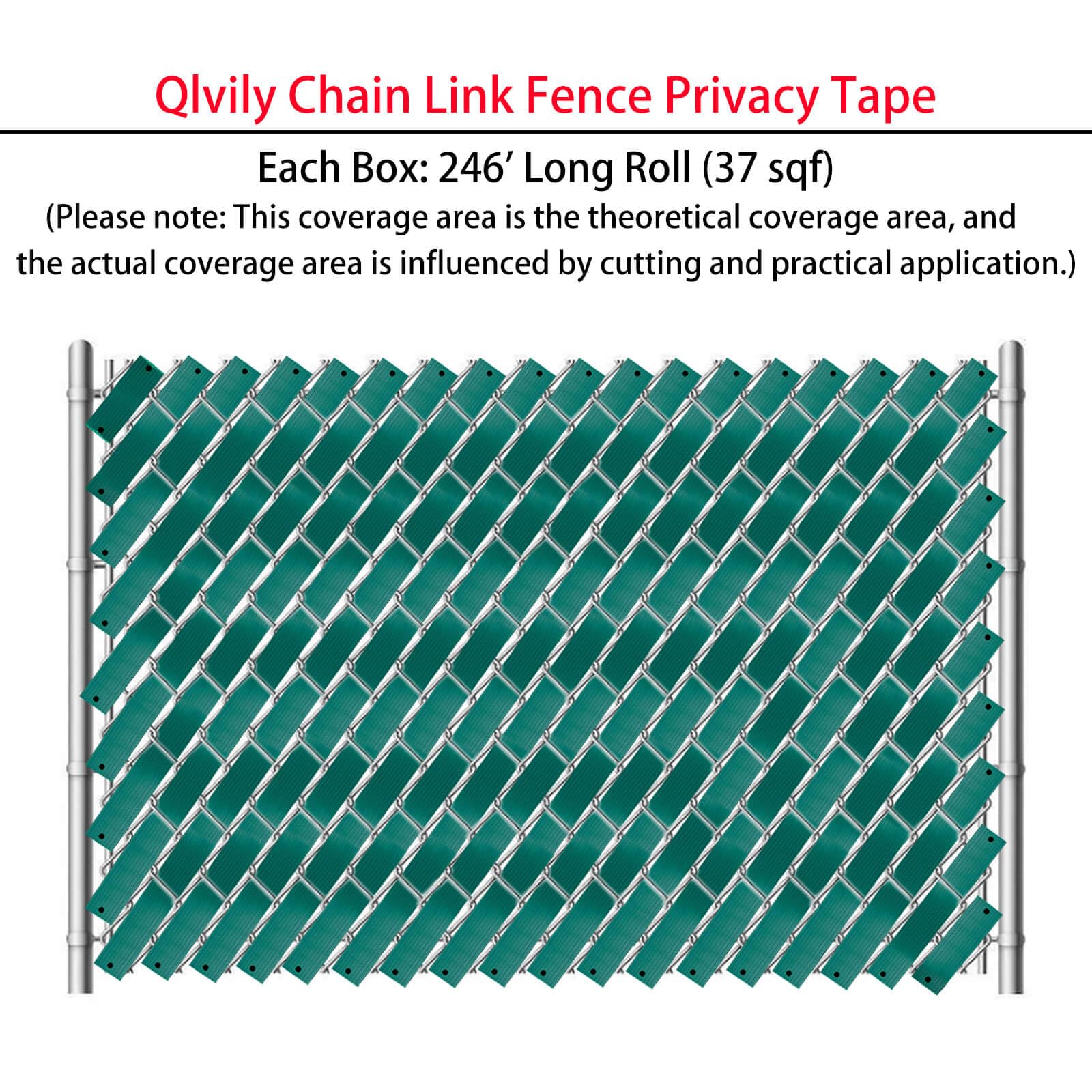 Qlvily privacy tape buttons included help secure ends quickly.