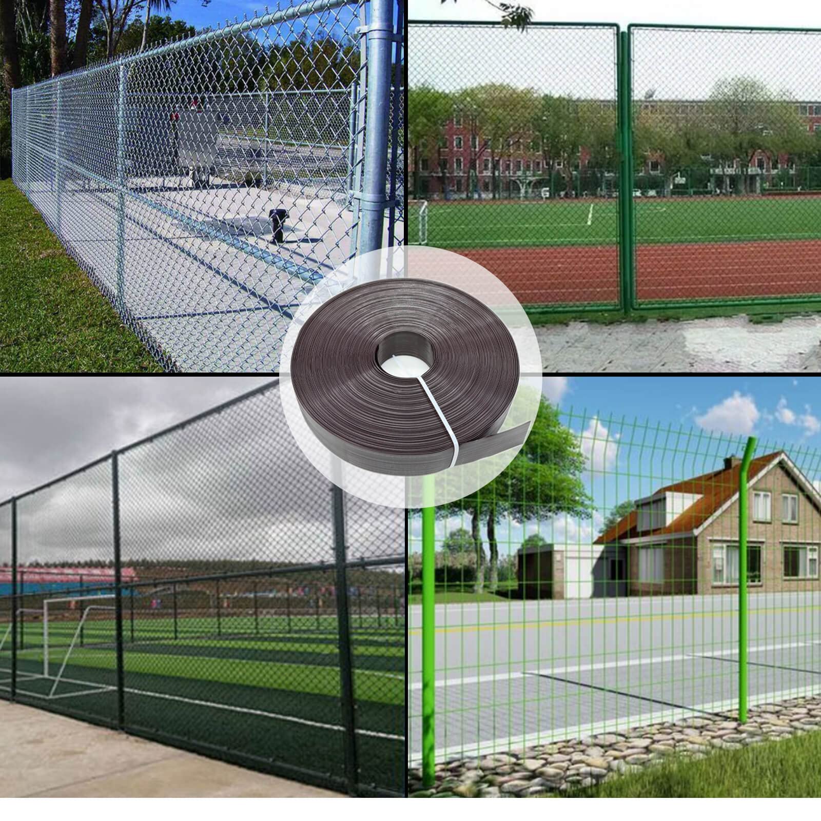 Qlvily puncher for precise privacy slats placement on mesh.