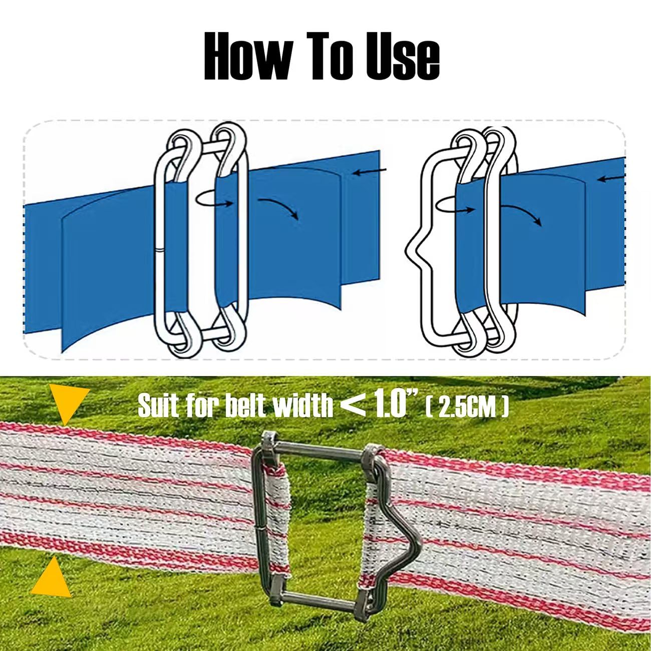 QMARK 10-pack splicer set supports cost-effective fencing projects.