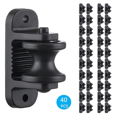 QMARK 40-pack provides ample insulators for long fence runs.