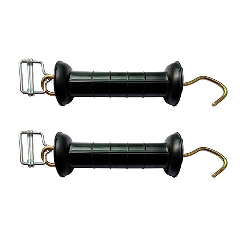 Q'mark electric fence gate handle with buckle for easy polytape connection