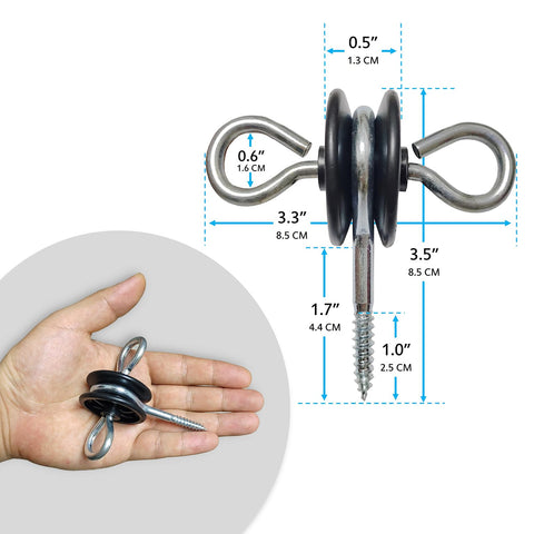 QMARK screw-in gate handle anchor enables secure gate connection