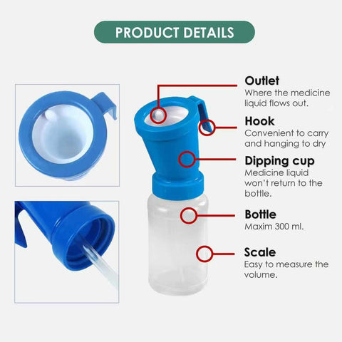 QMARK soft, durable plastic cup is easy to clean