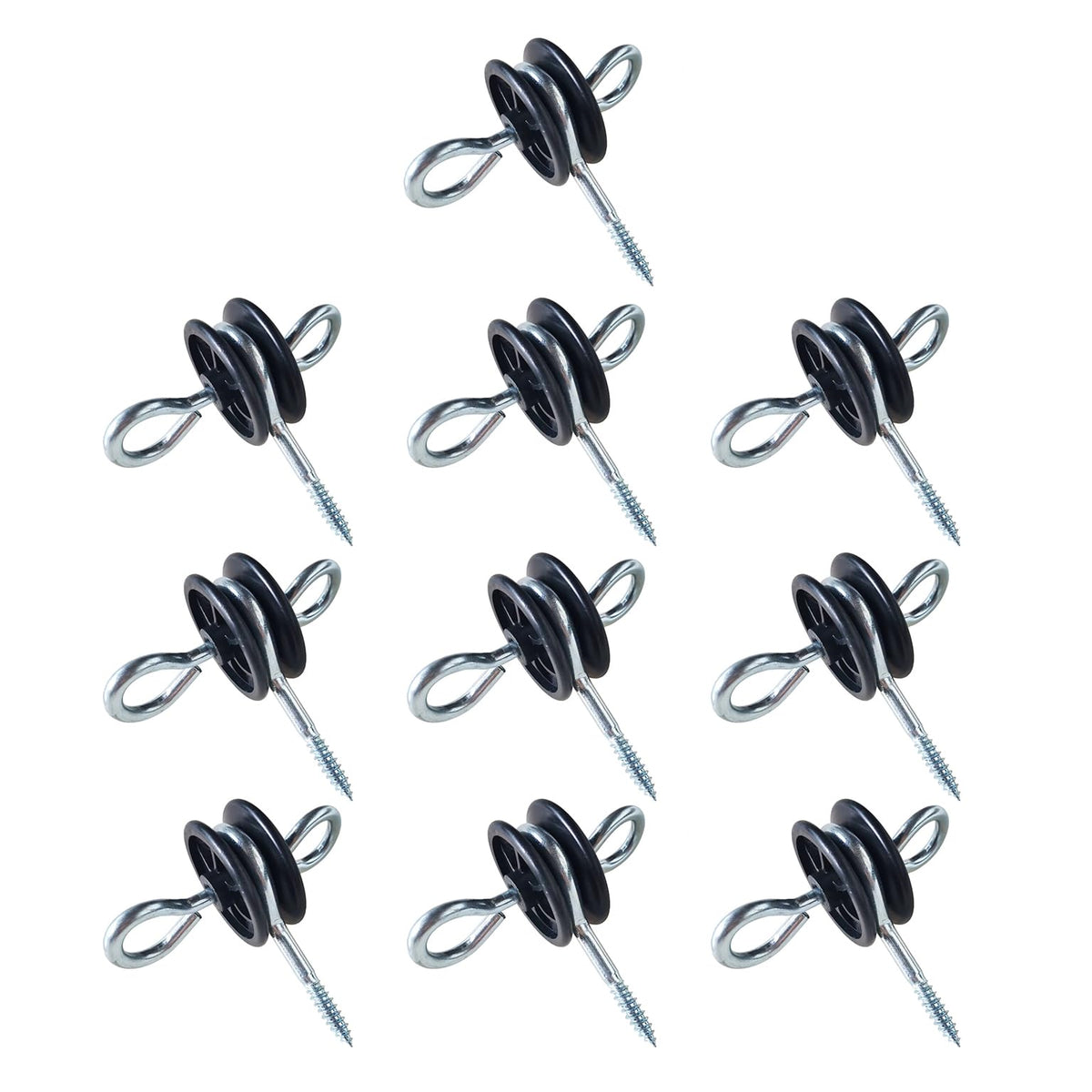 QMARK wood post anchors securing fence posts for stable installation