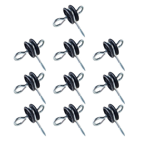 QMARK wood post anchors securing fence posts for stable installation