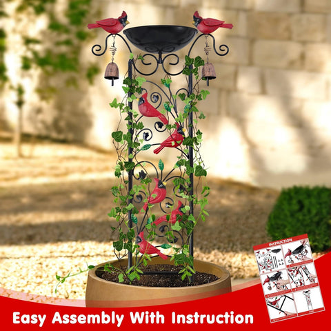 Weather-resistant metal stake withstands rain, sun, and seasons.