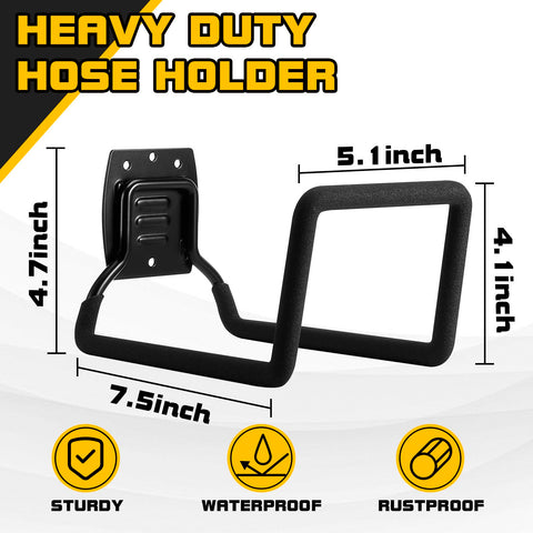 QMSK metal hose reel outdoor offers durable storage to prevent tangles and wear.