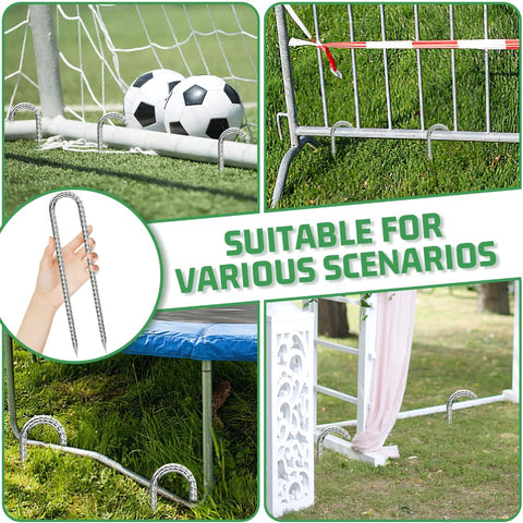 QNLONG ground stake suitable for sand soil and rocky surfaces.