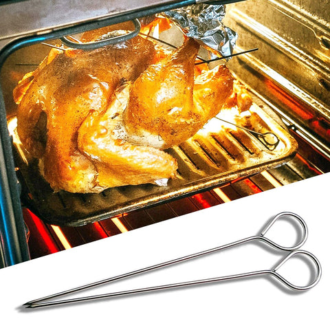 Qoaimu multi-use skewers for chicken, turkey, and vegetables.