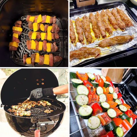 Qoaimu lacers resist heat up to 500 degrees for hot grills.