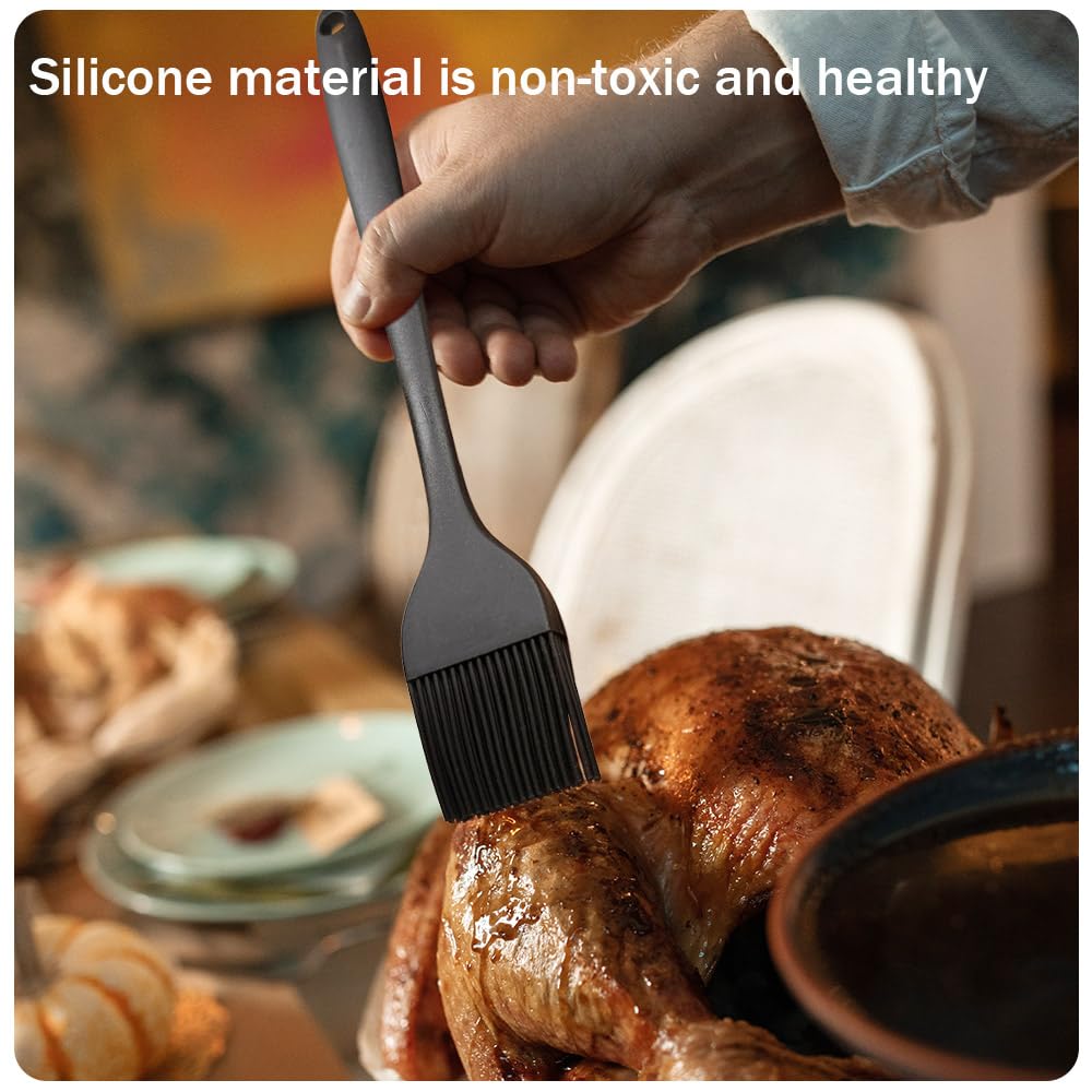 Qoaimu silicone butter brush 1-3/4 inch for thicker sauces