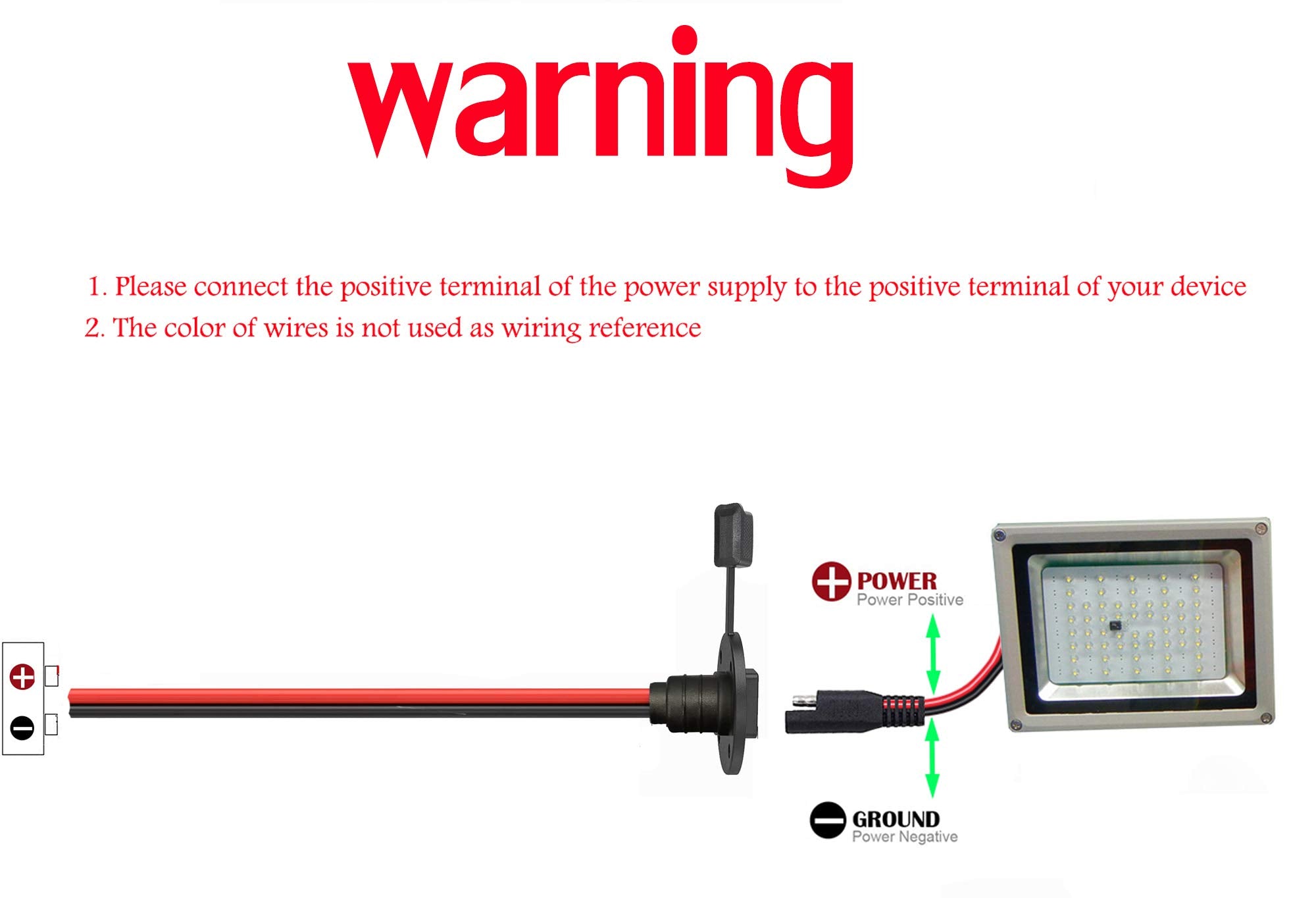 QOFOWIN SAE cable for solar panel connections enabling DIY power setups.