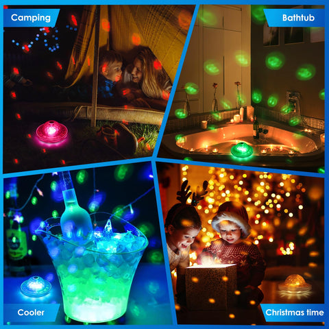 QOLNBY pool light delivering party-ready ambience at night